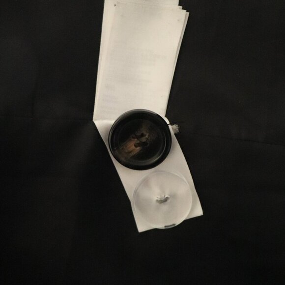 H&M Women's Grey Sz 10 Double-Breasted Lined Collared Long Sleeve Pocket Coat - Picture 13 of 15